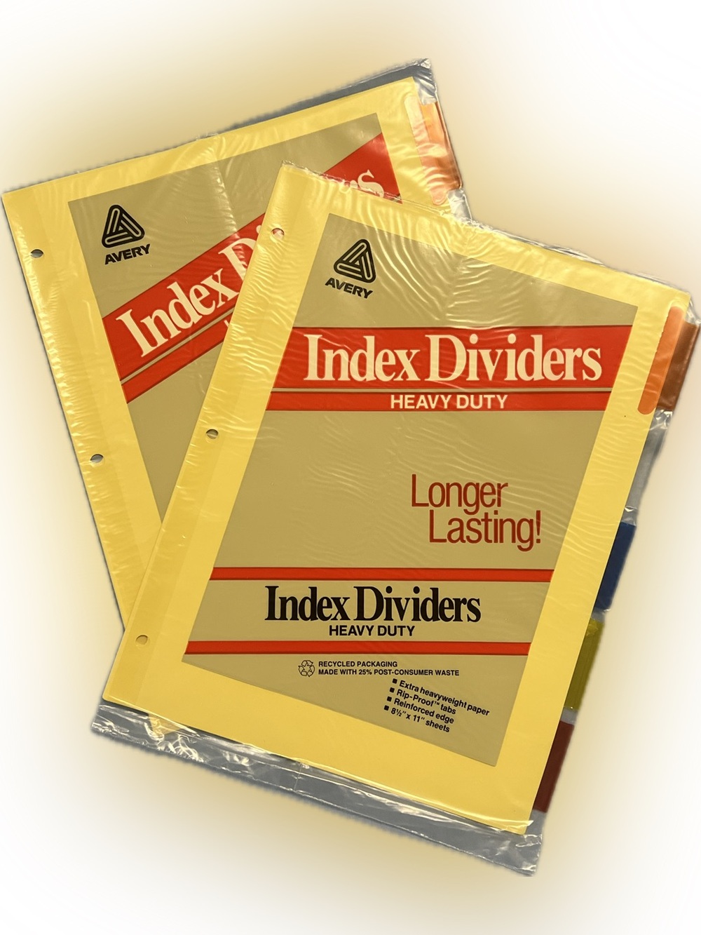 Index Dividers Fir 3 Ring Binders